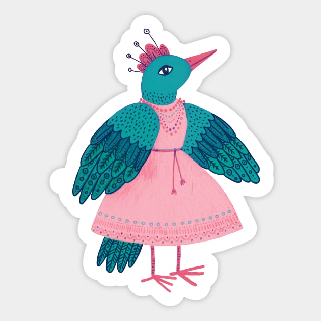 Lady Bird Sticker by yuliia_bahniuk